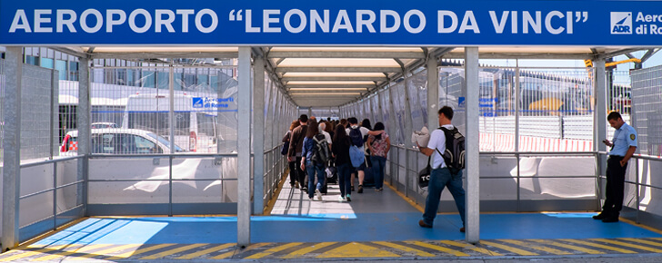 leonardo da vinci international airport